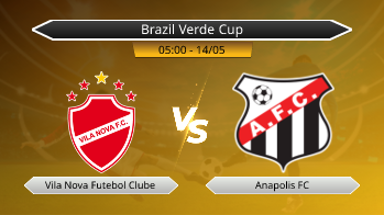 Brazil Verde Cup Vila Nova Futebol Clube VS Anapolis FC