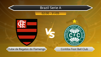 Brazil Serie A Clube de Regatas do Flamengo VS Coritiba Foot Ball Club