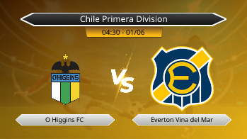 Chile Primera Division O Higgins FC VS Everton Vina del Mar