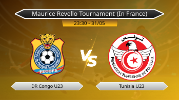 Maurice Revello Tournament (In France) DR Congo U23 VS Tunisia U23