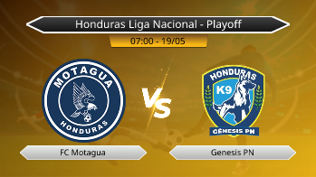 Honduras Liga Nacional - Playoff FC Motagua VS Genesis PN