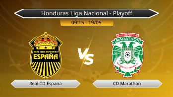 Honduras Liga Nacional - Playoff Real CD Espana VS CD Marathon