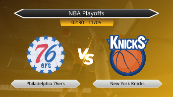 NBA Playoffs - Philadelphia 76ers vs New York Knicks