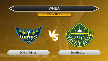 WNBA Dallas Wings VS Seattle Storm