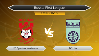 Russia First League FC Spartak Kostroma VS FC Ufa