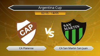 Argentina Cup CA Platense VS CA San Martin San Juan