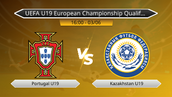 UEFA U19 European Championship Qualifiers League A Portugal U19 VS Kazakhstan U19