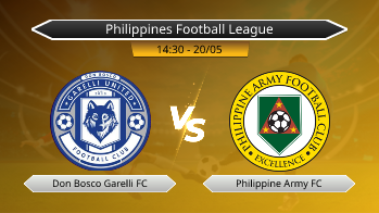 Philippines Football League Don Bosco Garelli FC VS Philippine Army FC