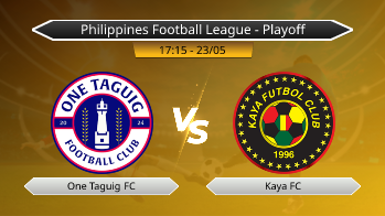 Philippines Football League - Playoff One Taguig FC VS Kaya FC