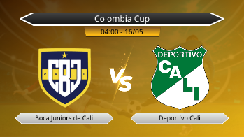 Colombia Cup Boca Juniors de Cali VS Deportivo Cali