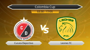 Colombia Cup Cucuta Deportivo VS Leones FC