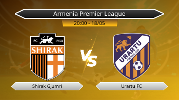 Armenia Premier League Shirak Gjumri VS Urartu FC