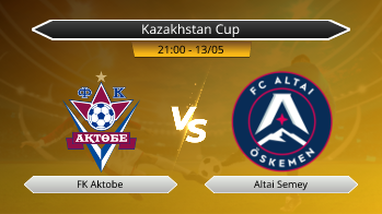 Kazakhstan Cup FK Aktobe VS Altai Semey
